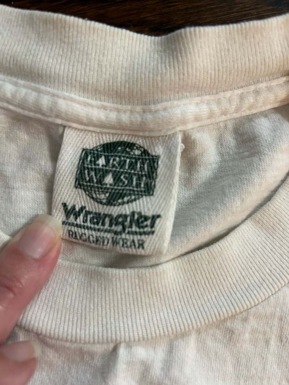 Vintage 90s Wrangler Black Lab Original Outfitters Graphic T-Shirt XL - Picture 6 of 10